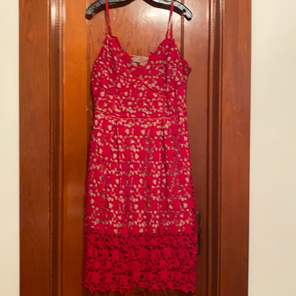 City chic red dress